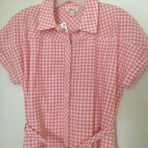 Macy’s Style & Co Gingham Print Dress